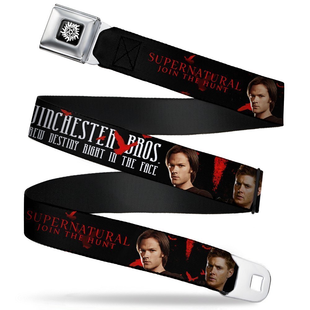 4914 unisex adult Buckle-down Seatbelt Supernatural Wsn011 Belt
